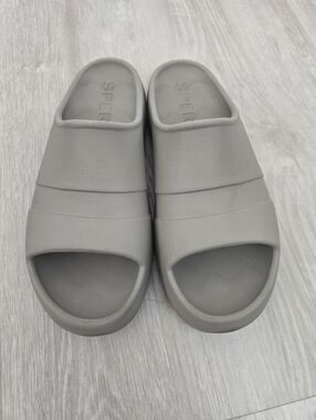 Sperry Mens Grey Windward Float Slide Slip-On Comfy Sandal Sz 11